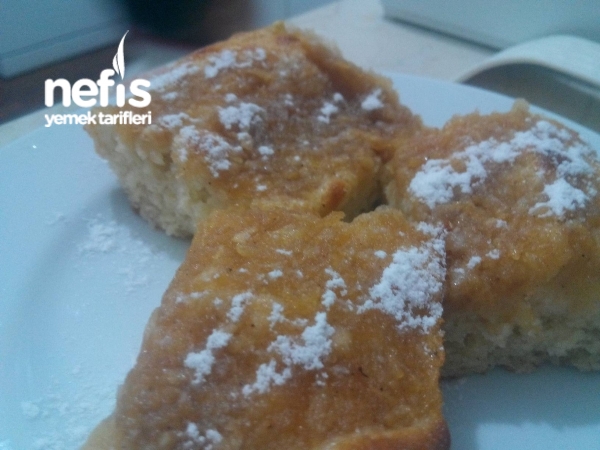 Buğday Unlu Elmalı Kek (Az Malzemeli) Nefis Yemek Tarifleri