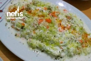 Beyaz Lahana Salatası (Yoğurtlu) Tarifi
