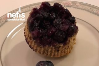 Çok Kolay Blueberryli Granolalı Muffin (Ekstra Sağlıklı) Tarifi