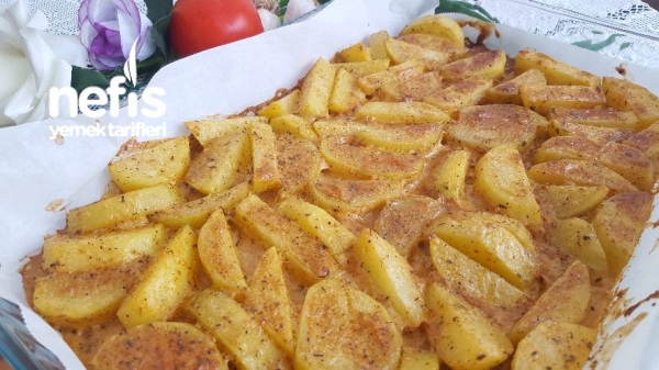 Cajun Baharatlı Fırında Patates (Şahane)