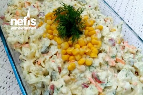 Yoğurtlu Patatesli Lahana Salatası Tarifi