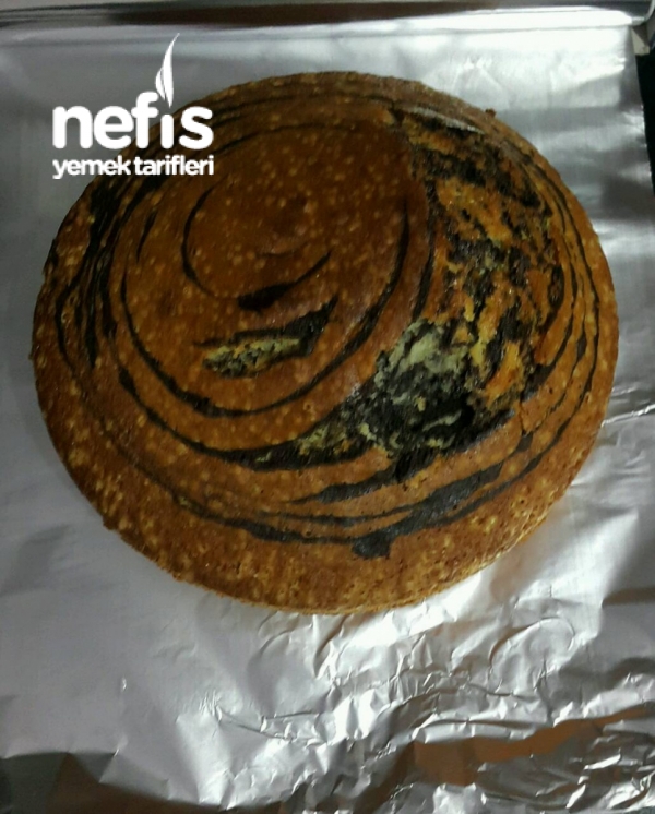 Sütsüz Zebra Kek Nefis Yemek Tarifleri