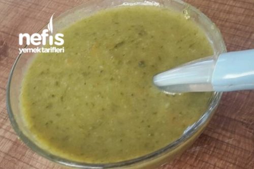 6+ Ay Bol Vitaminli Ispanaklı Brokoli Bebek Çorbası Çorbası Tarifi