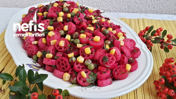 Nefis Pancarlı Makarna Salatası (çok Lezzetli)