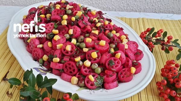 Nefis Pancarlı Makarna Salatası (çok Lezzetli)