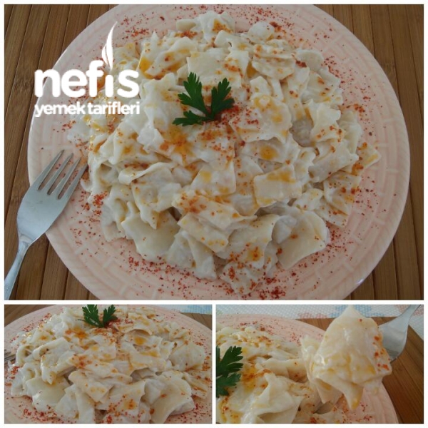 Kesme Ev Mantısı (Bayburt Boş Yaprak Mantı) Nefis Yemek Tarifleri