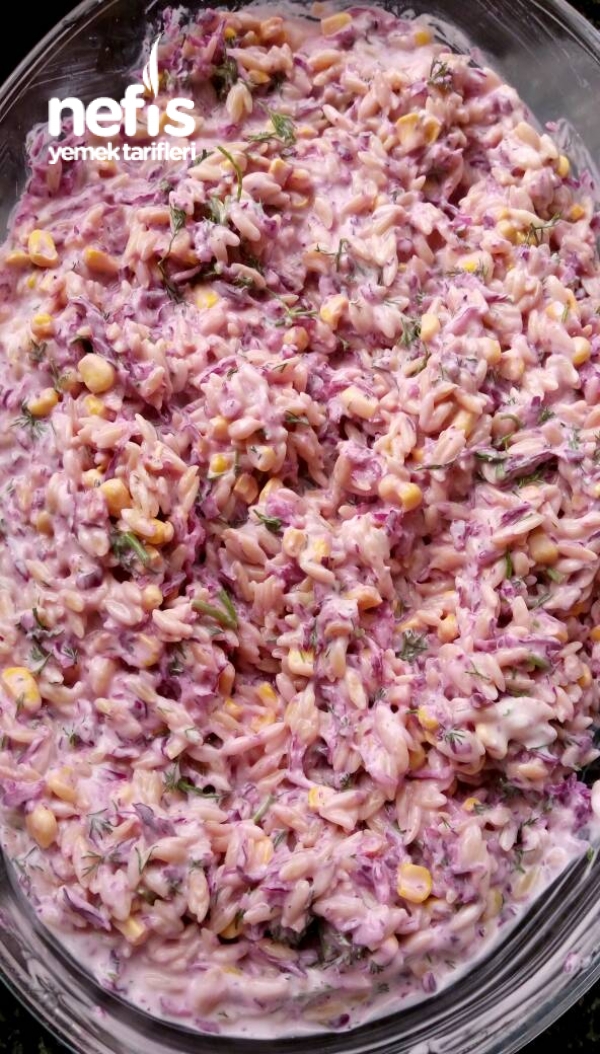 Pembe Şehriye Salatası(bayilacaksiniz)