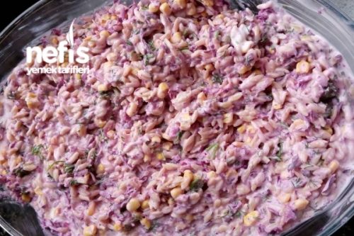 Pembe Şehriye Salatası (Bayılacaksınız) Tarifi