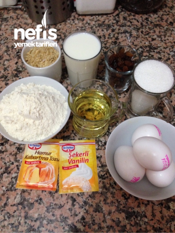 Cevizli Üzümlü Kek Nefis Yemek Tarifleri 4044105