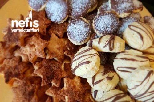 1 Hamur 3 Çeşit Kurabiye Nefis Yemek Tarifleri Yıldızlı Tarifler