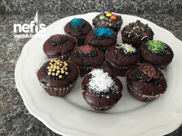 Portakallı Kakaolu Pofuduk Cup Kek Nefis Yemek Tarifleri