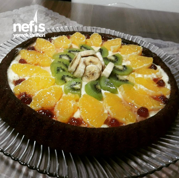 Beyaz Çikolata Soslu Meyveli Tart Kek Nefis Yemek Tarifleri