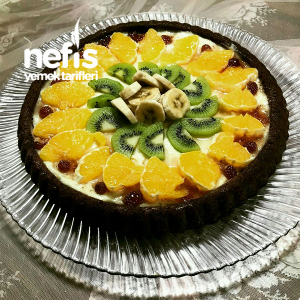 Beyaz Çikolata Soslu Meyveli Tart Kek Nefis Yemek Tarifleri