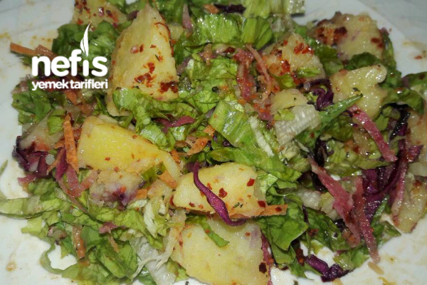 Kış Sebzeli Patates Salatası