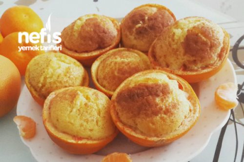 Portakal Çanağında Portakallı Kek Tarifi