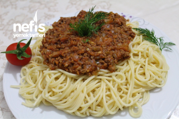 Bolonez Soslu Spagetti(Bolognese Spaghetti)