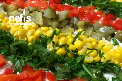 Etimekli Köz Patlıcanlı Enfes Doyurucu Salata Tarifi