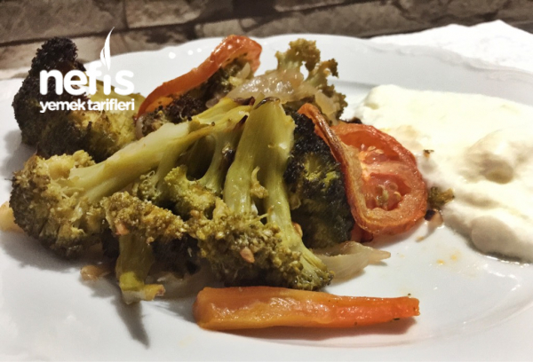 Fırında Sebzeli Brokoli