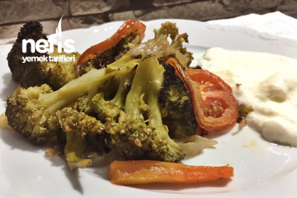 Fırında Sebzeli Brokoli