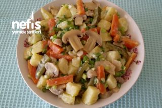 Mantarlı Patates Salatası Tarifi