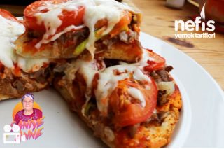 Bazlama Pizza Tarifi (Videolu)