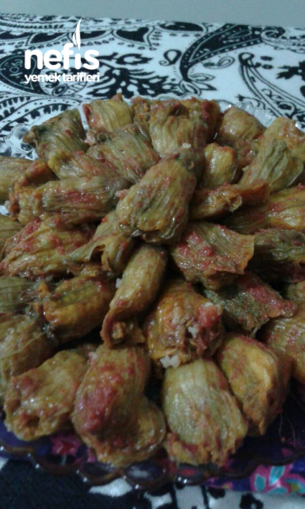 Kabak Çiceği Dolması - Nefis Yemek Tarifleri - #4137948