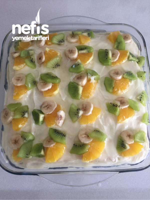 Borcamda Meyveli Pasta Nefis Yemek Tarifleri