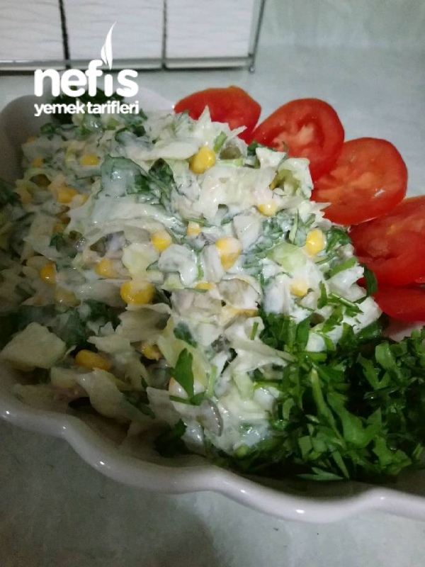 Tonbalıklı Yogurtlu Gün Salatası