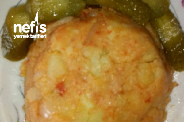 Salçalı Soğanlı Patates Püresi - Nefis Yemek Tarifleri