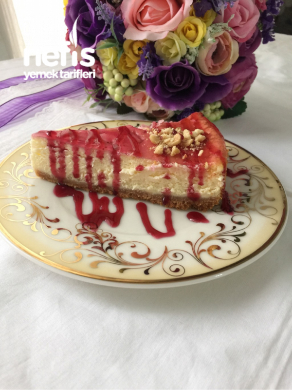 Meyve Soslu Chease Kek Nefis Yemek Tarifleri