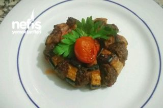 Patlıcan Kebabı (Değişik Görünümüyle) Tarifi
