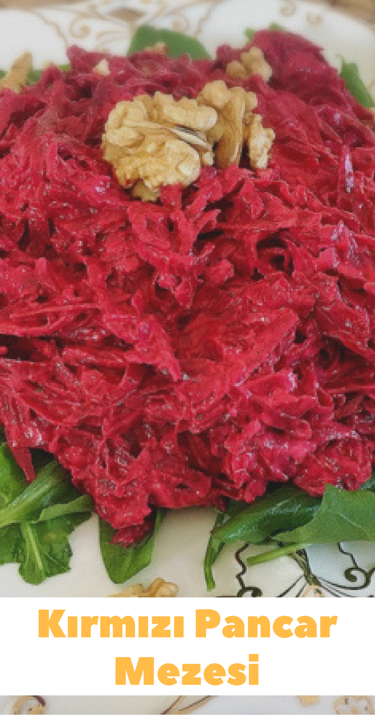 Kırmızı Pancar Salatası (Cevizli Fındıklı) Kırmızı Pancar Salatası (Cevizli Fındıklı)