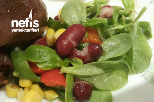 Semizotu Salatası (Proteinli-Vegan) Tarifi