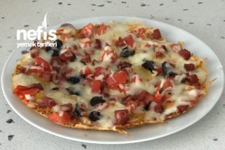 Kahvaltıya Değişik Bir Lezzet Patates Pizzası Tarifi