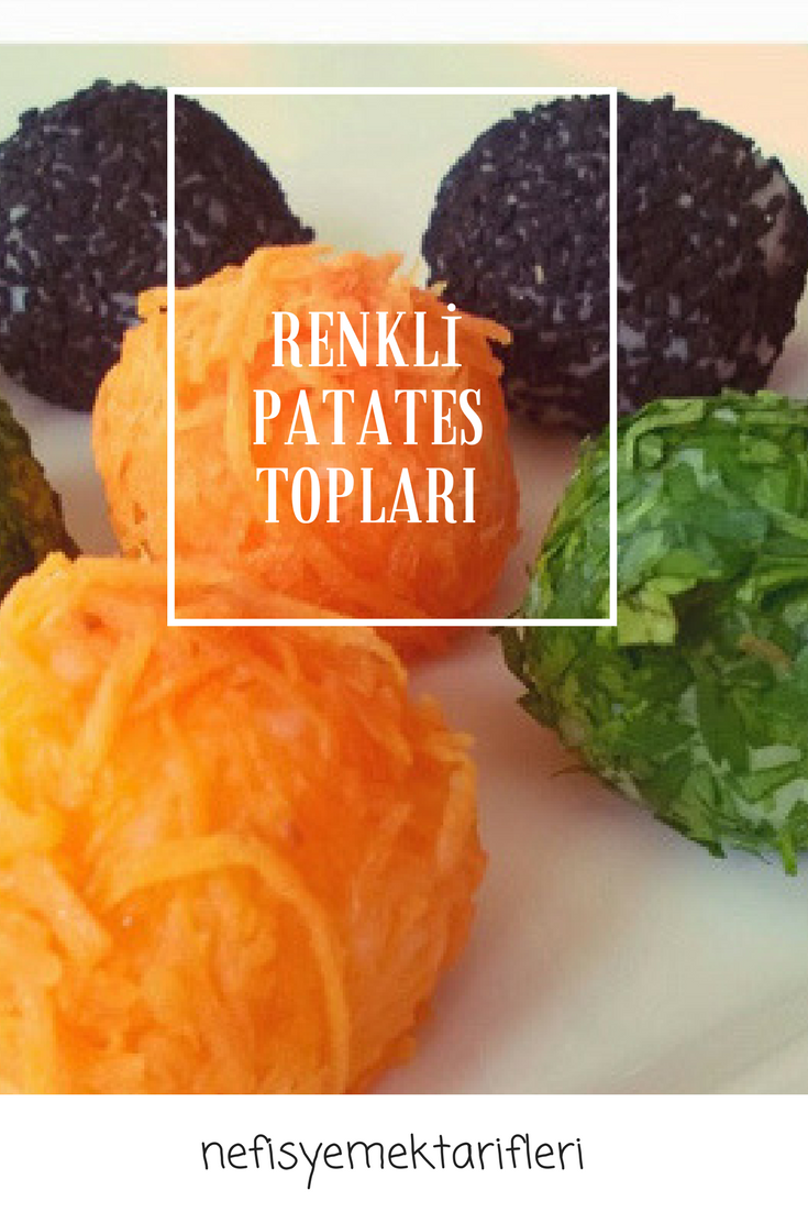 Renkli Harika Patates Topları Tarifi Renkli Harika Patates Topları Tarifi