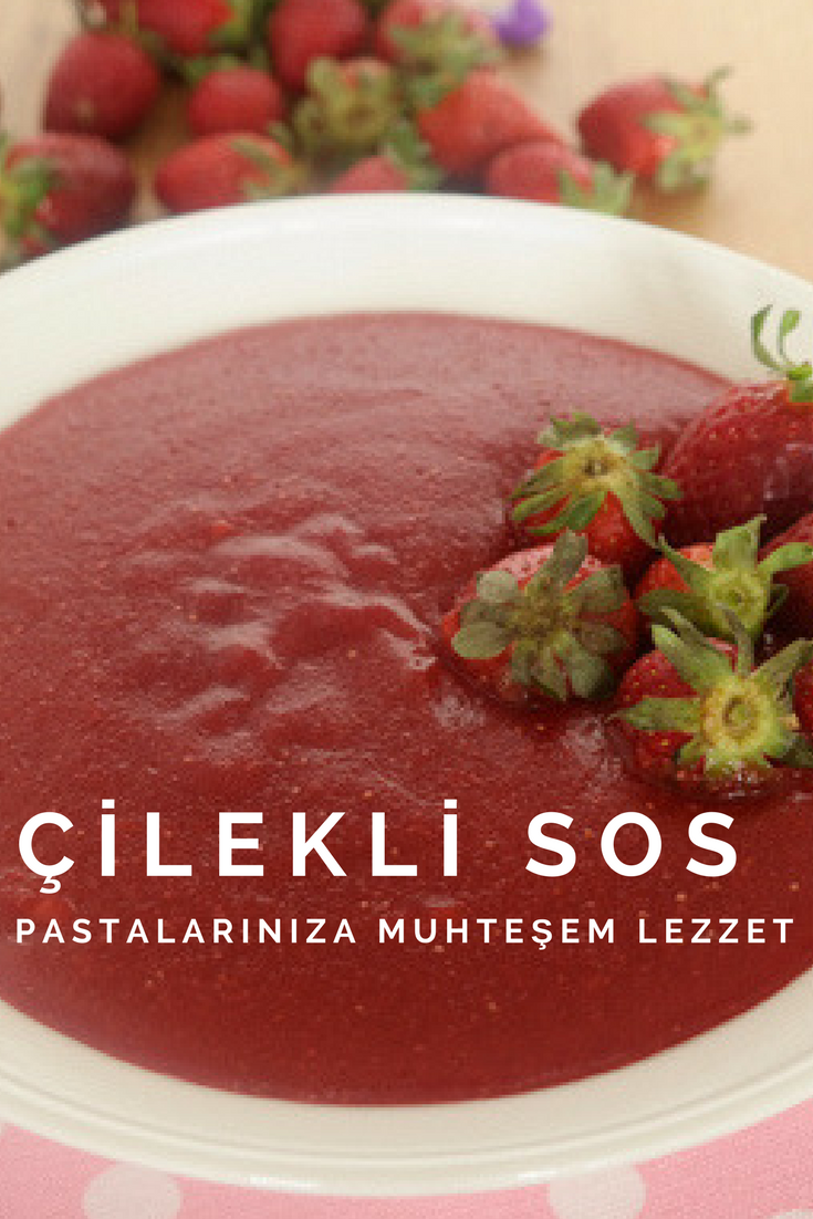 Ev Yapımı Çilek Sosu Ev Yapımı Çilek Sosu