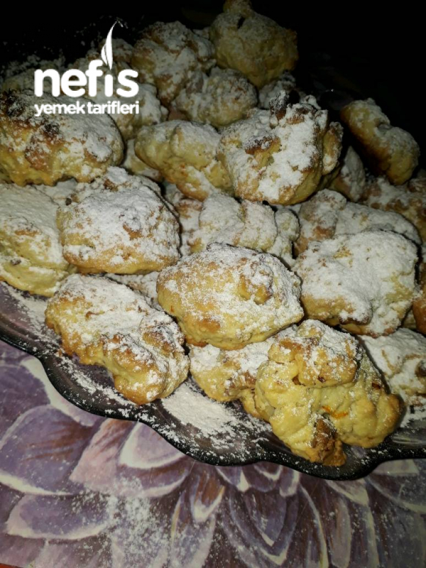 Portakallı Cevizli Un Kurabiye Nefis Yemek Tarifleri