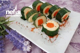 Sushi Görünümünde Patatesli Pazı Sarma Tarifi