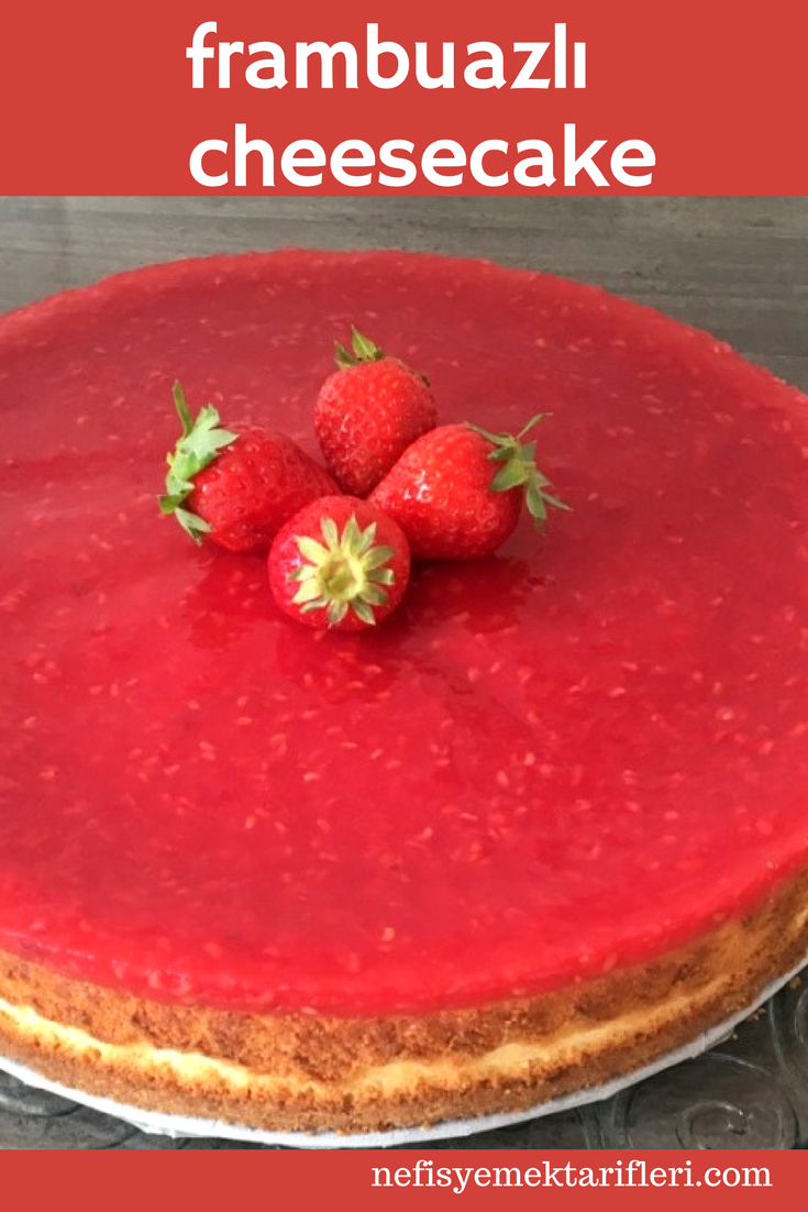 Frambuazlı Cheesecake Tarifi Videosu Frambuazlı Cheesecake Tarifi Videosu