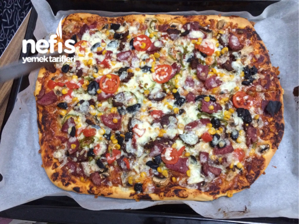 Evde Nefiss Pizza(gerçek Pizza)