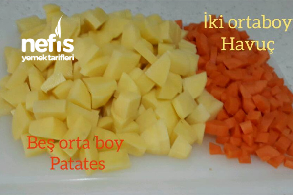 Yoğurtlu Patates Salatası(resimli anlatım)