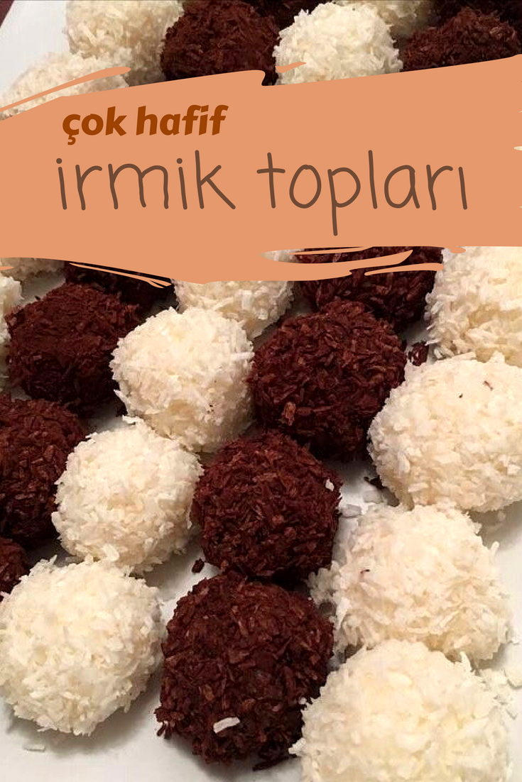 İrmikli Top Tarifi – Tatlı Tarifleri İrmikli Top Tarifi – Tatlı Tarifleri