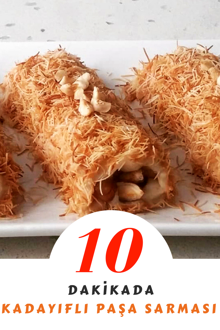 Kadayıflı Paşa Sarması Kadayıflı Paşa Sarması