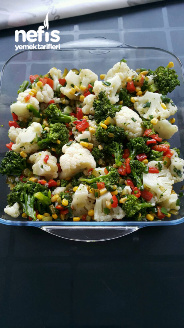 Karnıbahar Brokoli Salatası