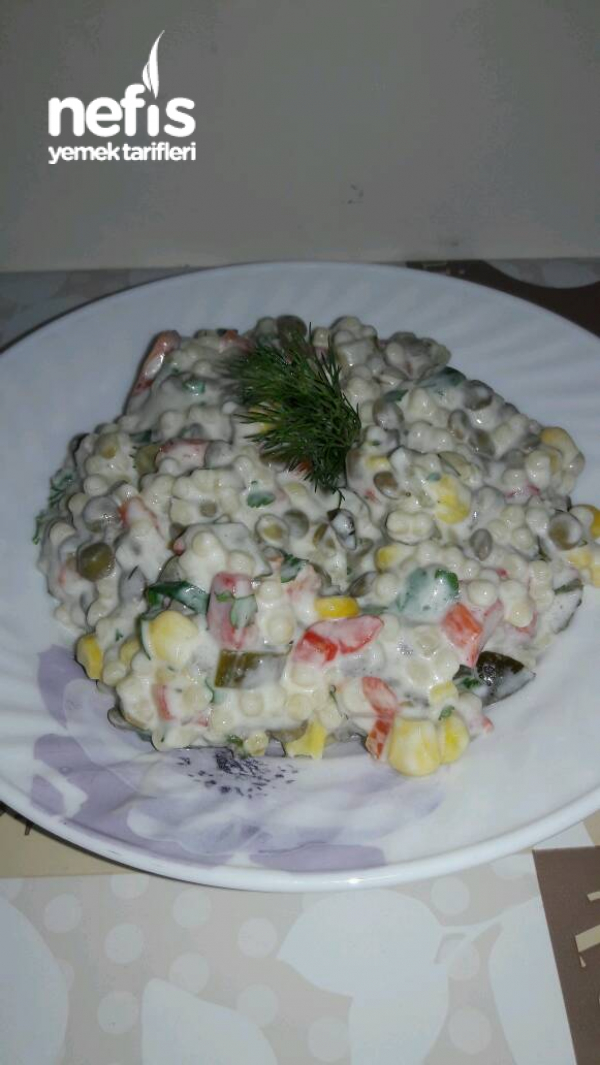 Kuskuslu Mercimek Salatası(yoğurtlu)