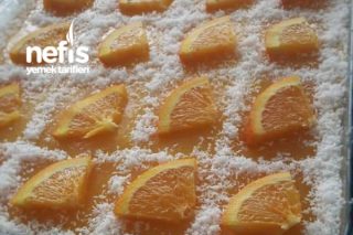 Portakal Soslu Muhallebili Etimek Tatlısı Tarifi