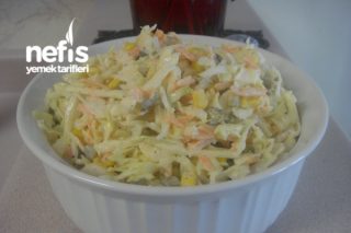 Beyaz Lahana Havuç Salatası (Yedikçe Yediren) Tarifi