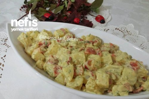 Hardallı Köz Biberli Patates Salatası (Et Tavuk Yanına) Tarifi