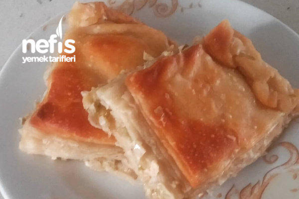 Kat Kat Dışı Çıtır Çıtır İçi Yumuşacik Peynirli Prasalı Arnavut Böreği
