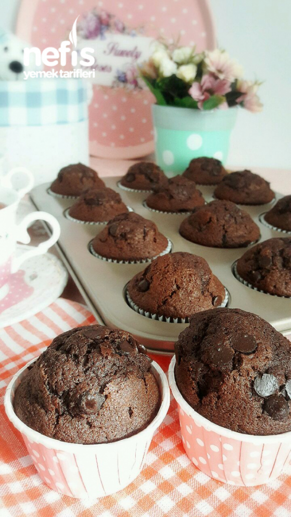 Çikolatalı Muffin (kabarma Garantili)
